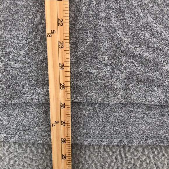 Calvin Klein Sweater Womens Large Gray Heather Pocket 3/4 Sleeve Casual Slouchy - Picture 10 of 11